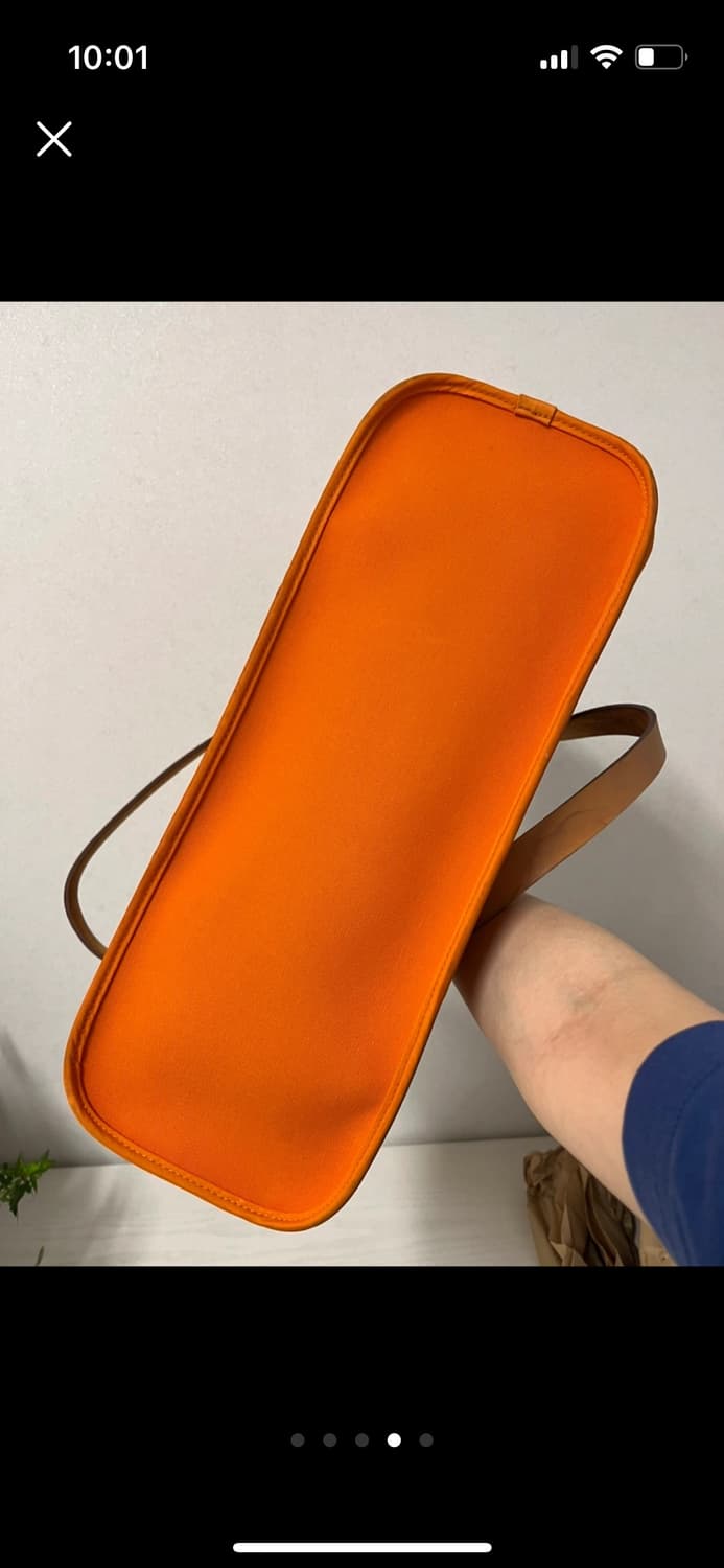 에르메스 캔버스 토트백 (오렌지)  상품이미지4