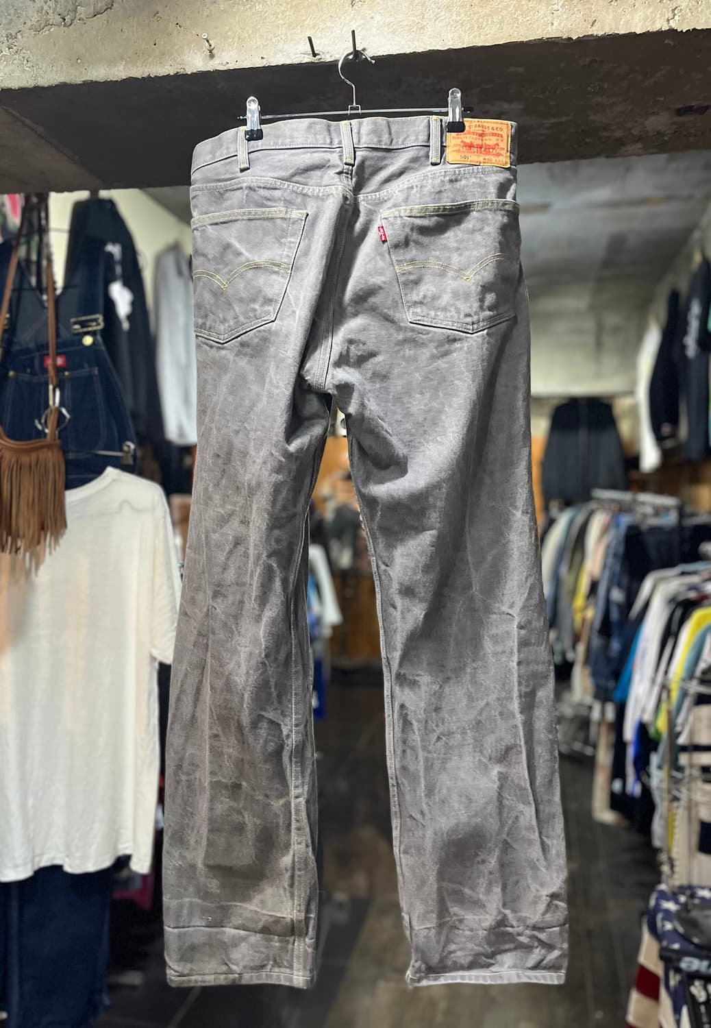 LEVI’S 501 GREY DENIM (Tag W40 / Fits W3 상품이미지1
