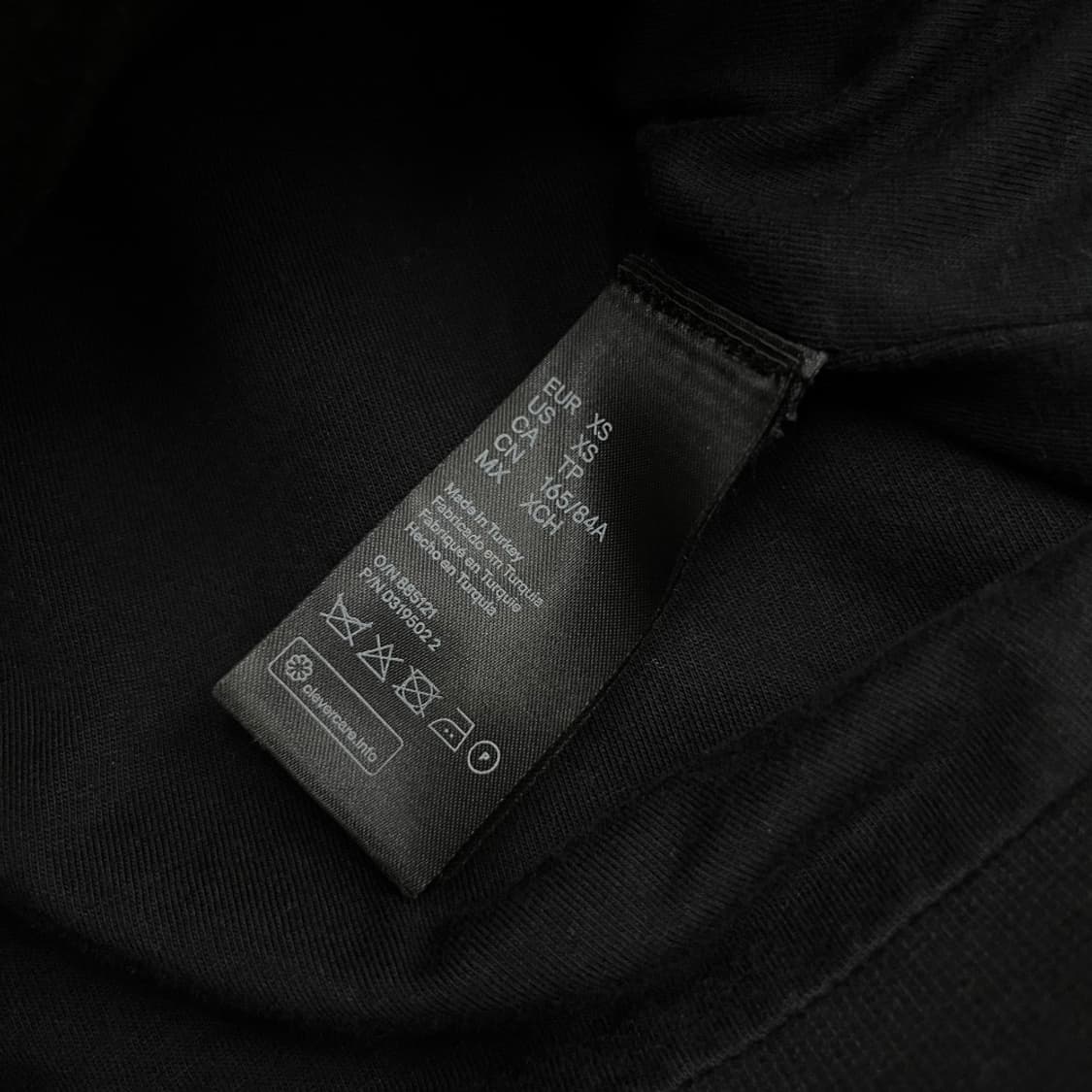 발망 X H&M 레더 숄더 블랙 후드집업 XS 상품이미지5