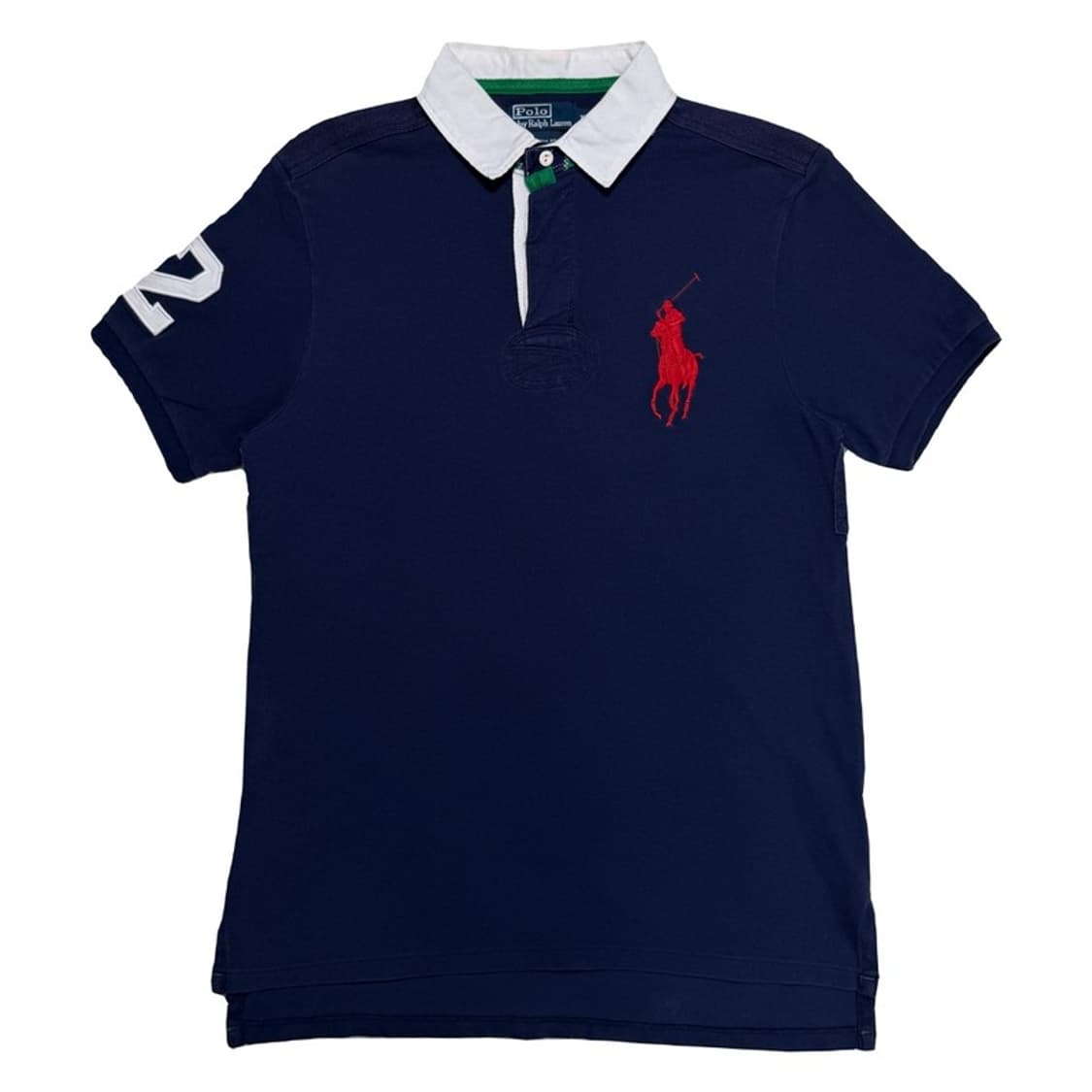 폴로 랄프로렌 빅포니 럭비 PK 카라 티셔츠 네이비 XL 상품이미지1