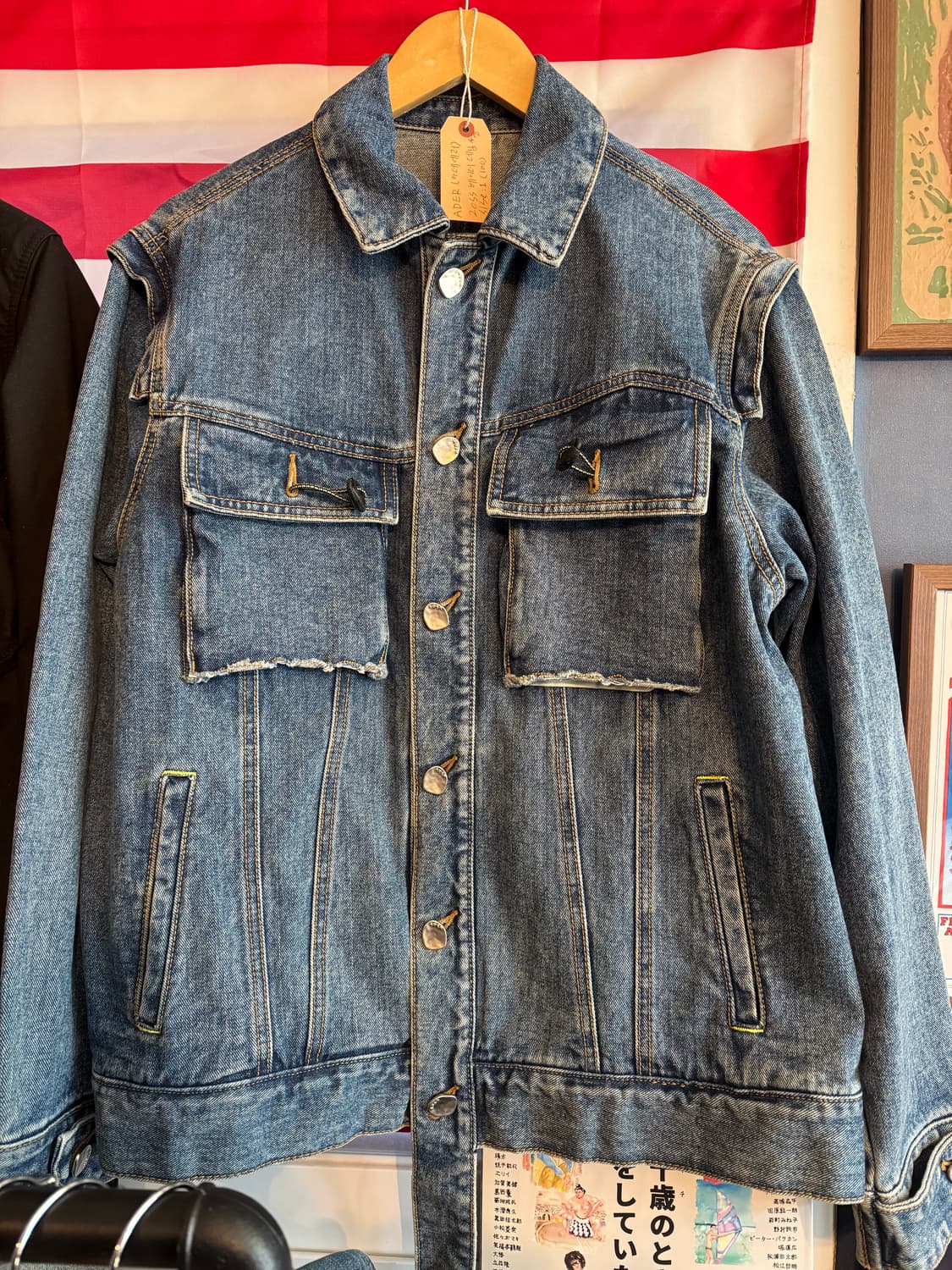 아더에러 20ss 리벳 청자켓 A1사이즈 상품이미지1