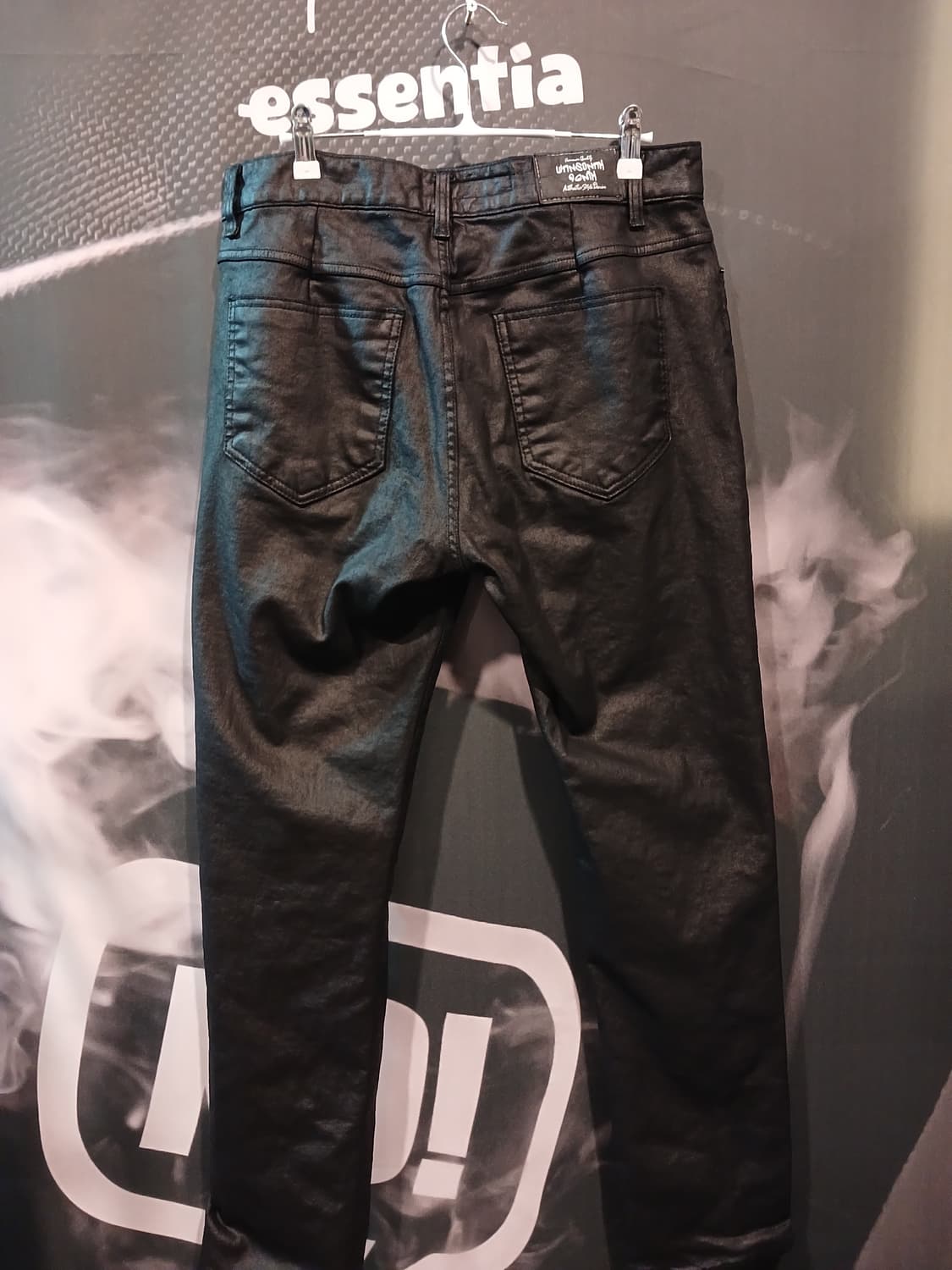 흑청 코팅 데님 팬츠 상품이미지2