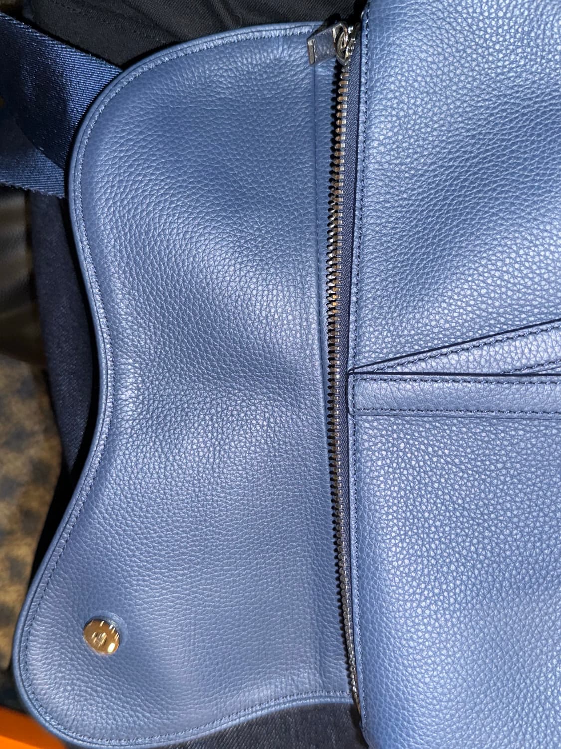 디올 남성 새들백 블루 상품이미지6