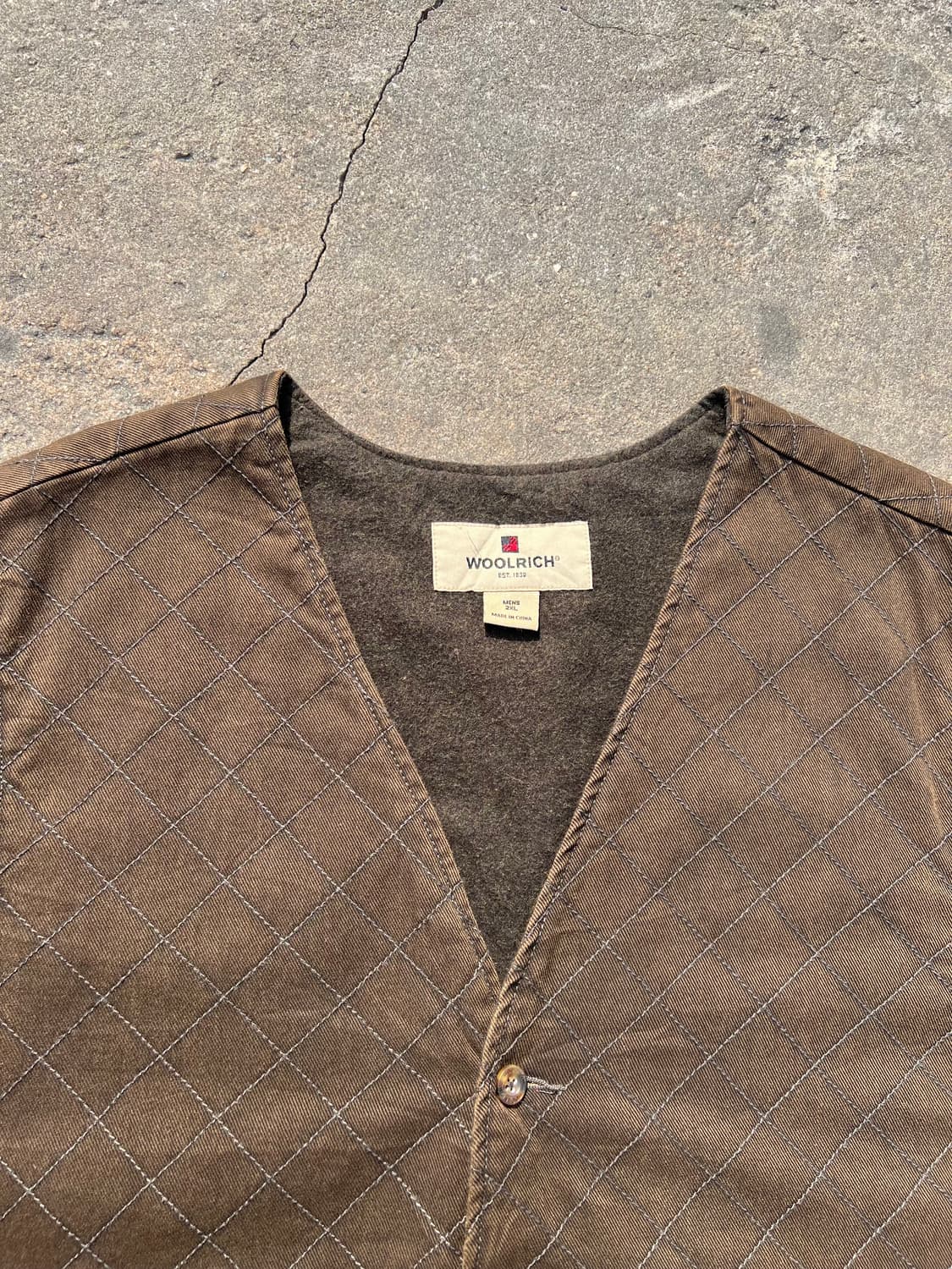 VINTAGE WOOLRICH FADED BROWN 울리치워크베스트 상품이미지6