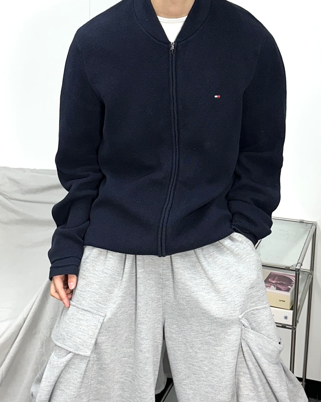 타미 힐피거 니트 집업 L 상품이미지2