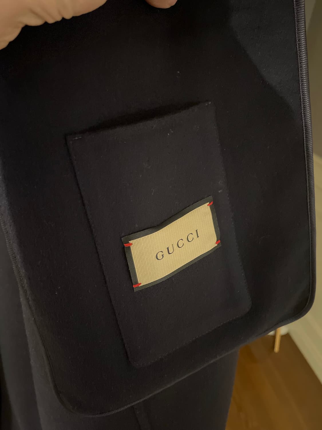 구찌 핸드메이드 울캐시미어 코트 상품이미지6