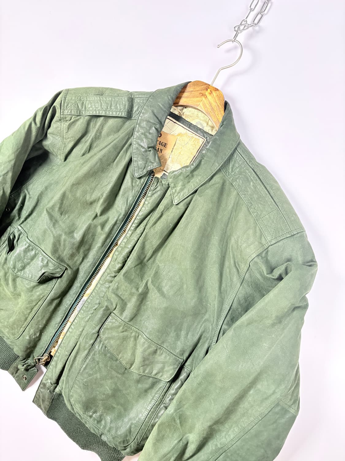 항공 레더자켓 상품이미지2