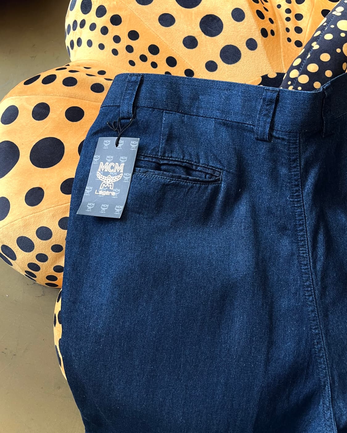 90s MCM Old 2-Tuck Denim Maxi Trouser 상품이미지8