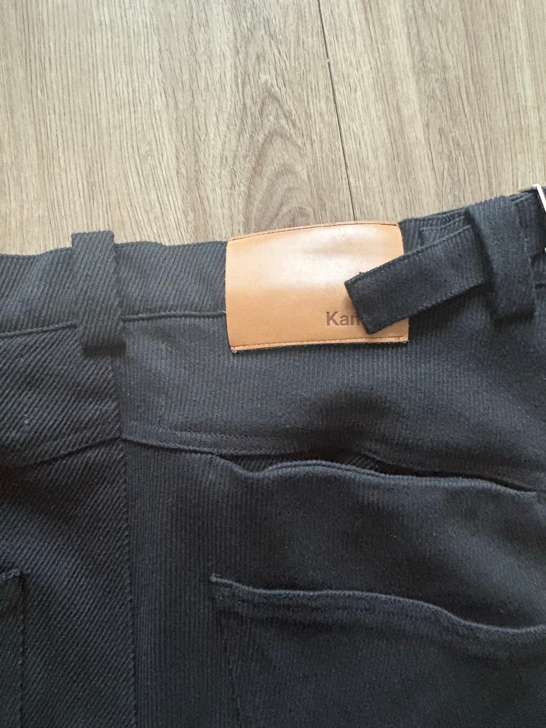 [2] 카미엔 배기팬츠 블랙 초판  상품이미지3