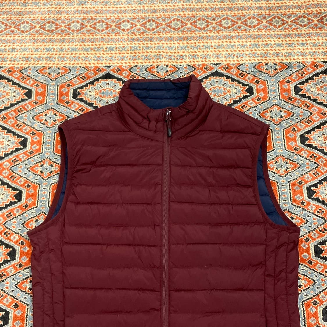 갭 버건디 패딩조끼 남성XS 상품이미지2