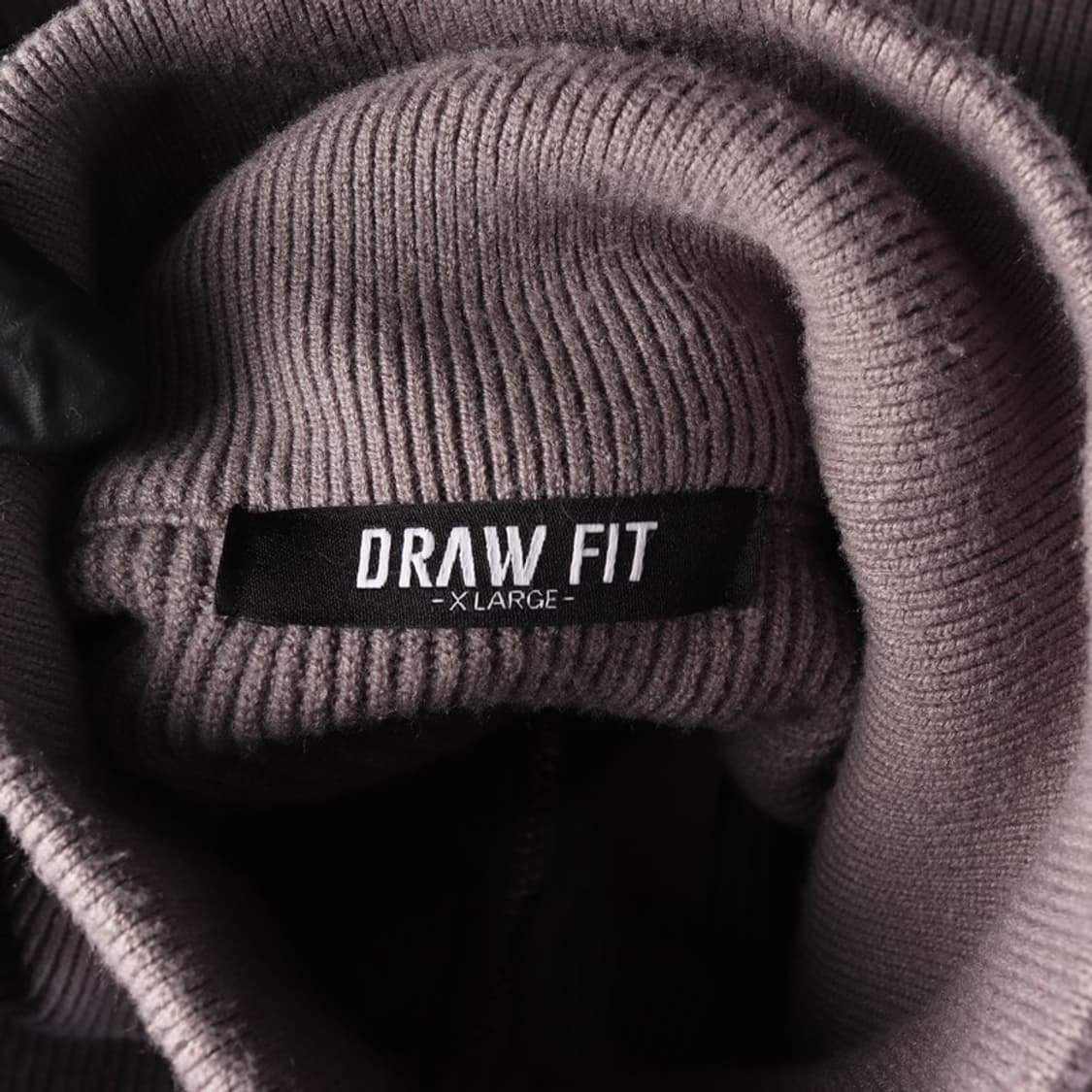 드로우핏 오버사이즈 하프 집업 카라 울 니트 XL 상품이미지6