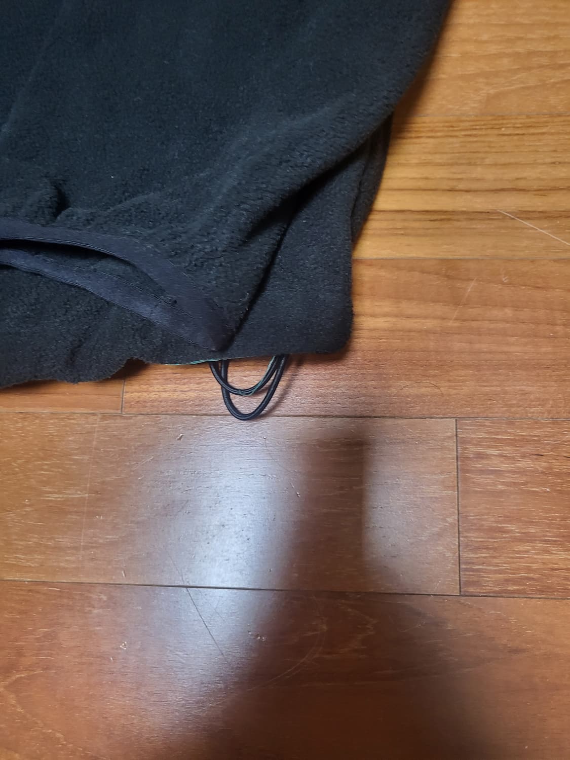 모이프 mptu 플리스 후리스 풀오버 반집업 자켓 블랙 상품이미지9