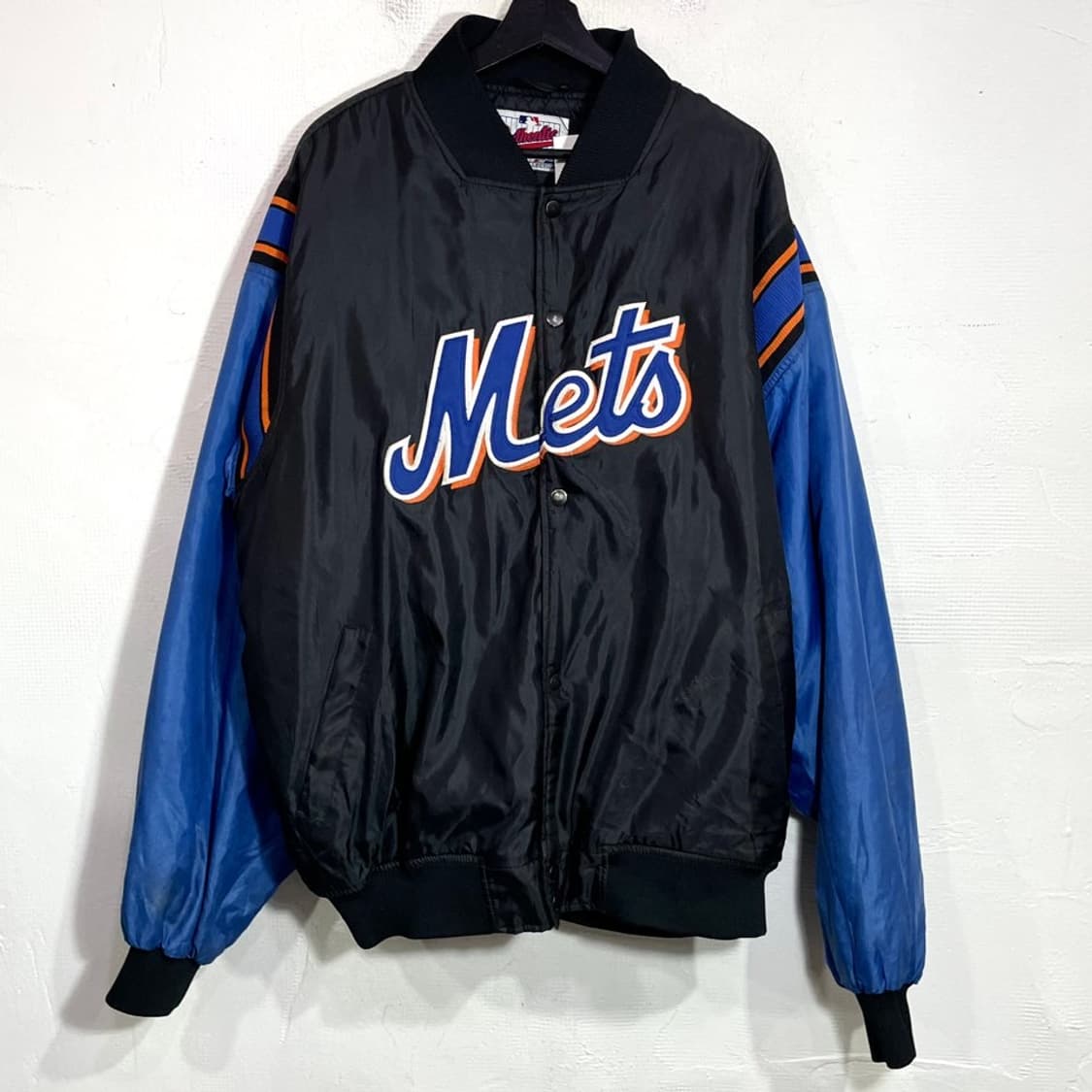 마제스틱 뉴욕메츠 올드스쿨 바시티 자켓 상품이미지2