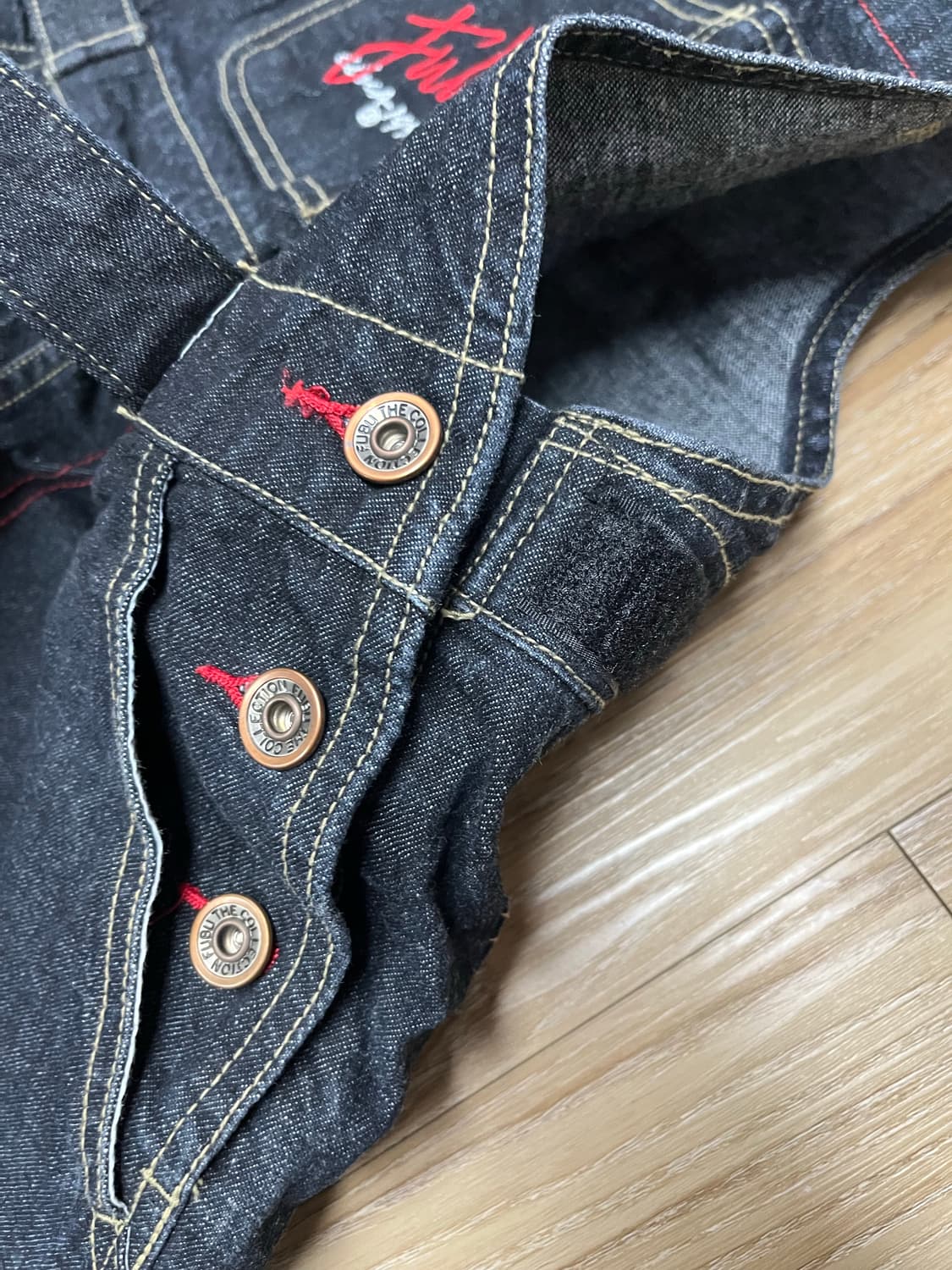 푸부 올드스쿨 카고 데님 오버롤 상품이미지4