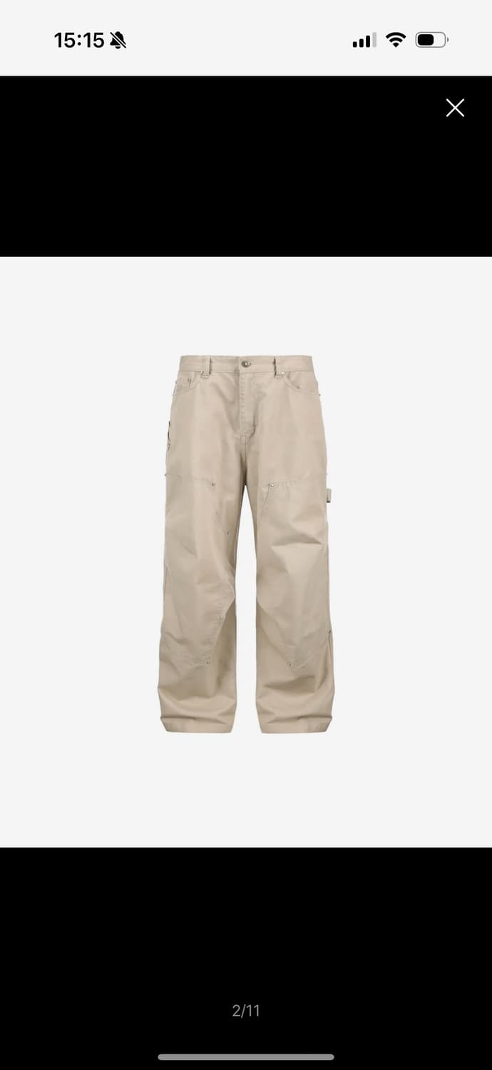 9999아카이브 JEWELRY REVET DOUBLE KNEE PANTS 상품이미지1