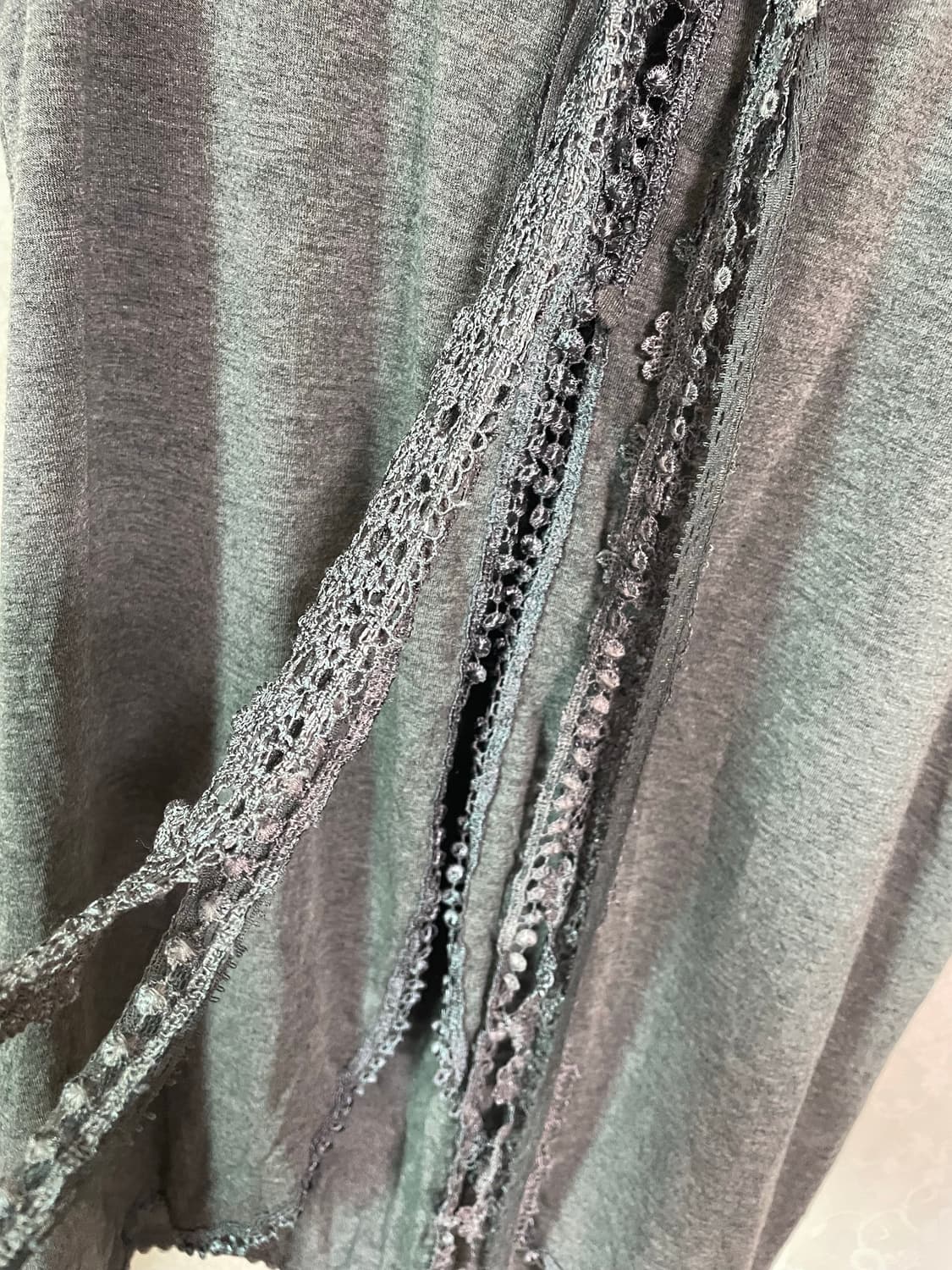 boho lace layered vest 상품이미지4