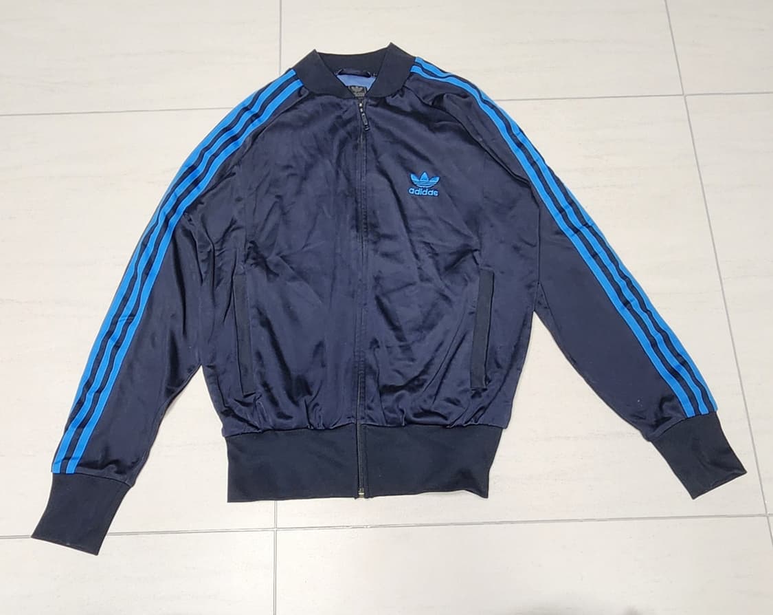 빈티지 아디다스 네이비 하늘색 파이어버드 져지 상품이미지1
