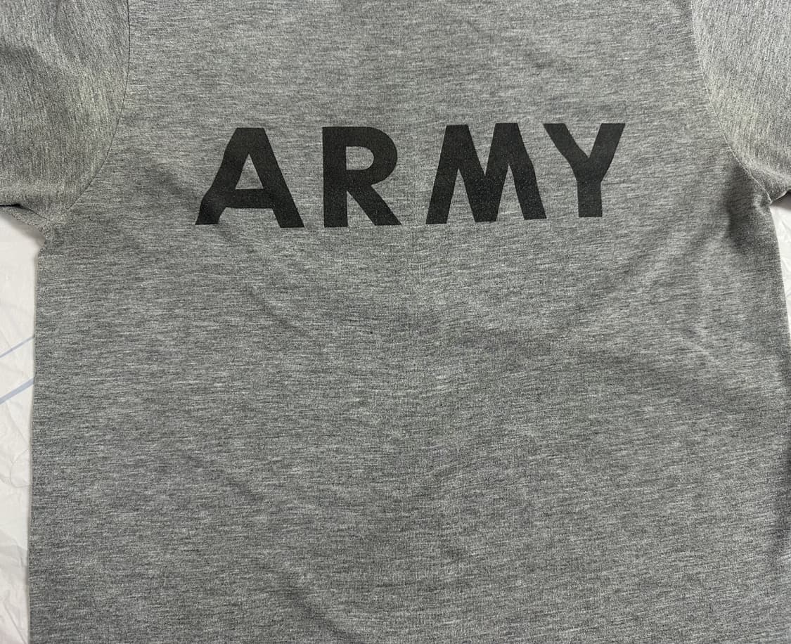 미육군 구형 IPFU 체육복 트레이닝복 긴팔 티셔츠 (S) (3) 상품이미지6