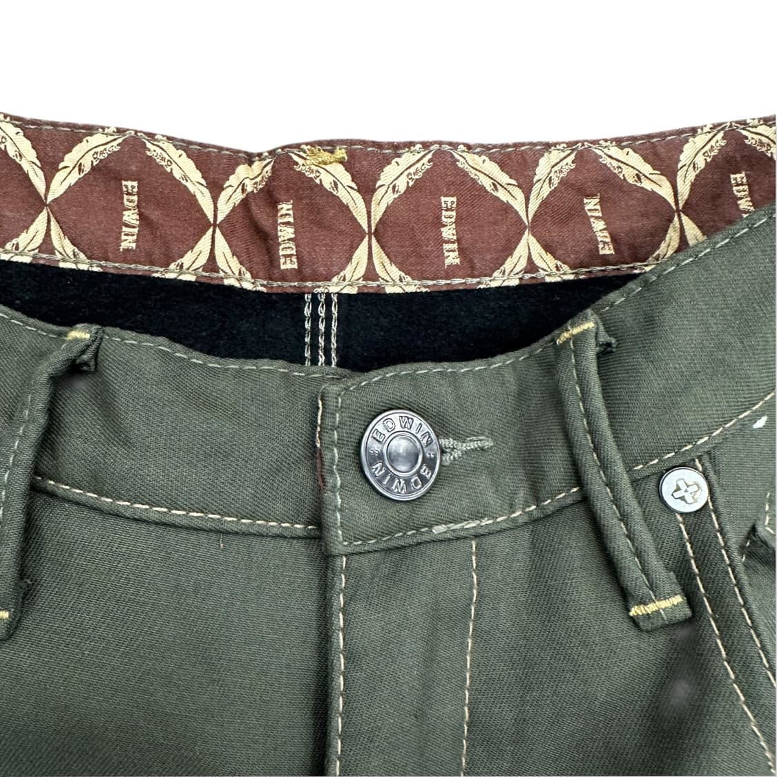 Evisu, Khaki Slim Fit Cargo Pants 상품이미지7