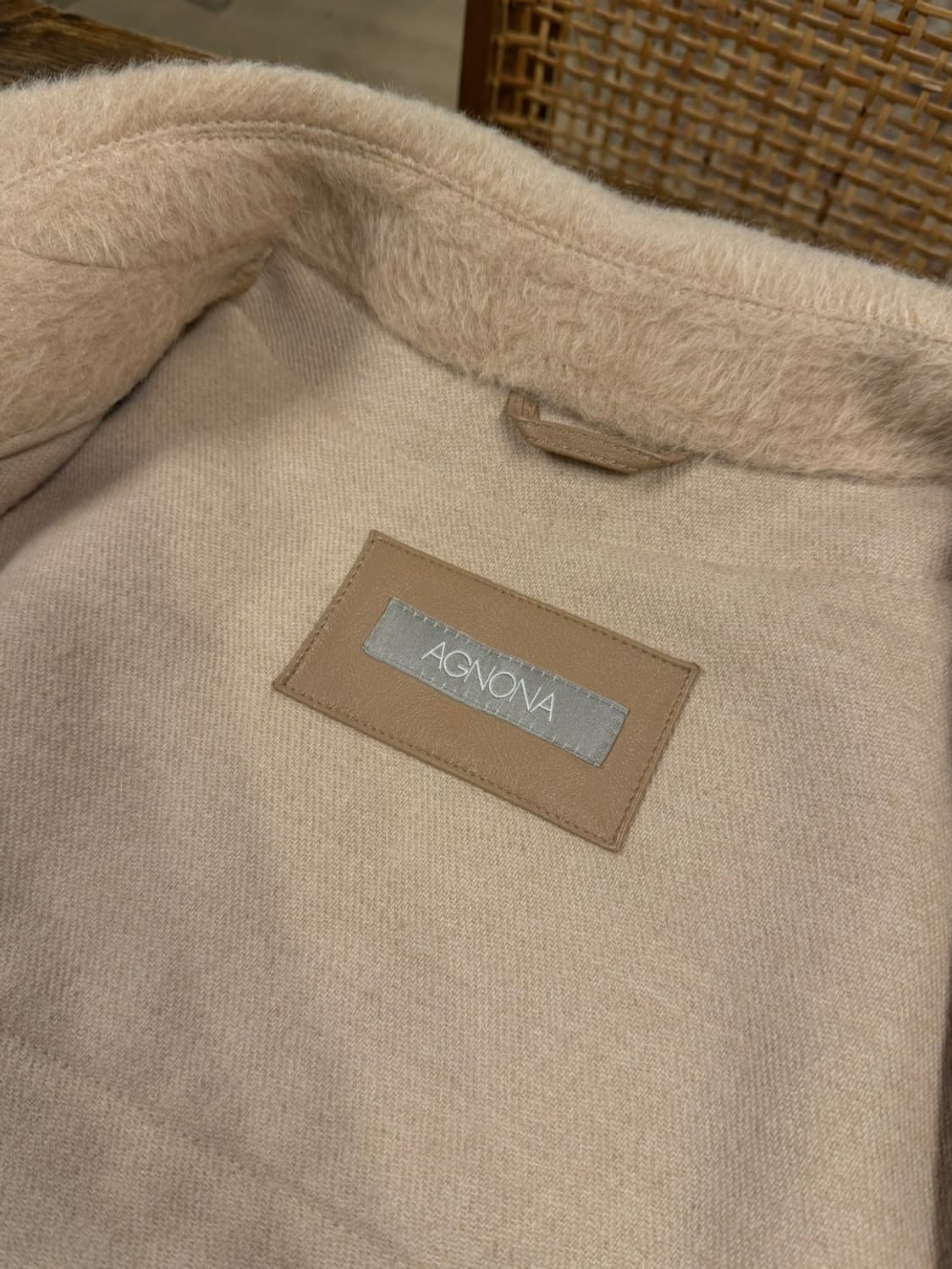 아뇨나 알파카 더플코트 남성100 상품이미지8