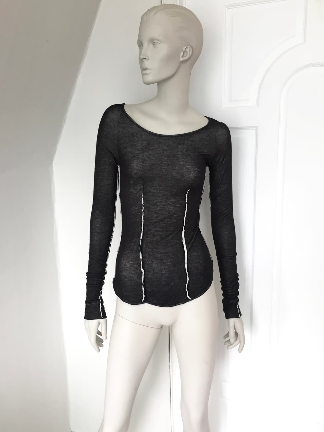 Diesel Two-Tone Slim Soft Knit Top 상품이미지2