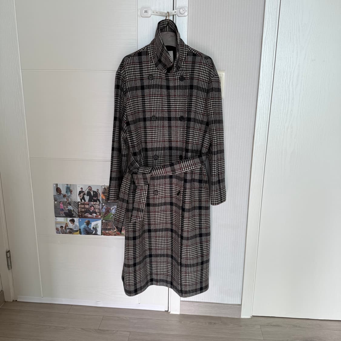 스튜디오 톰보이 체크 코트 상품이미지2