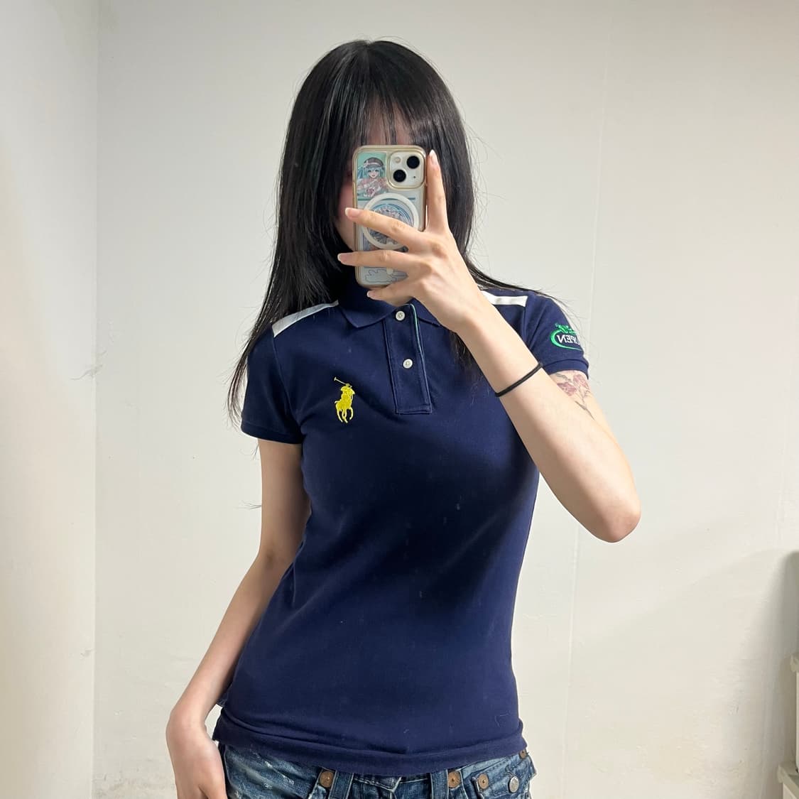 Polo Ralph Lauren Navy Big Pony Collar T 상품이미지4