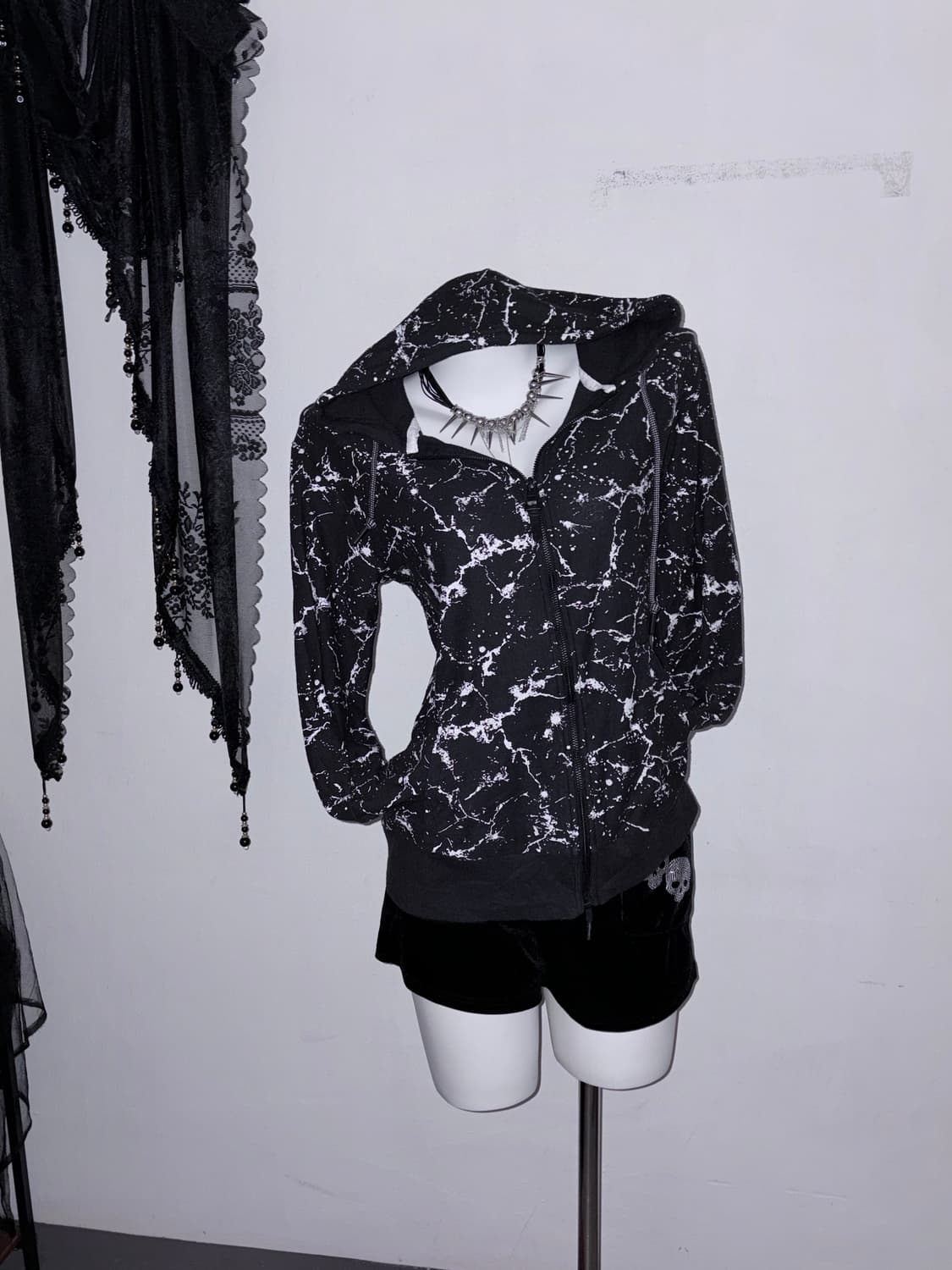 스트릿 후드집업 후집 y2k 00s 힙합 상품이미지1