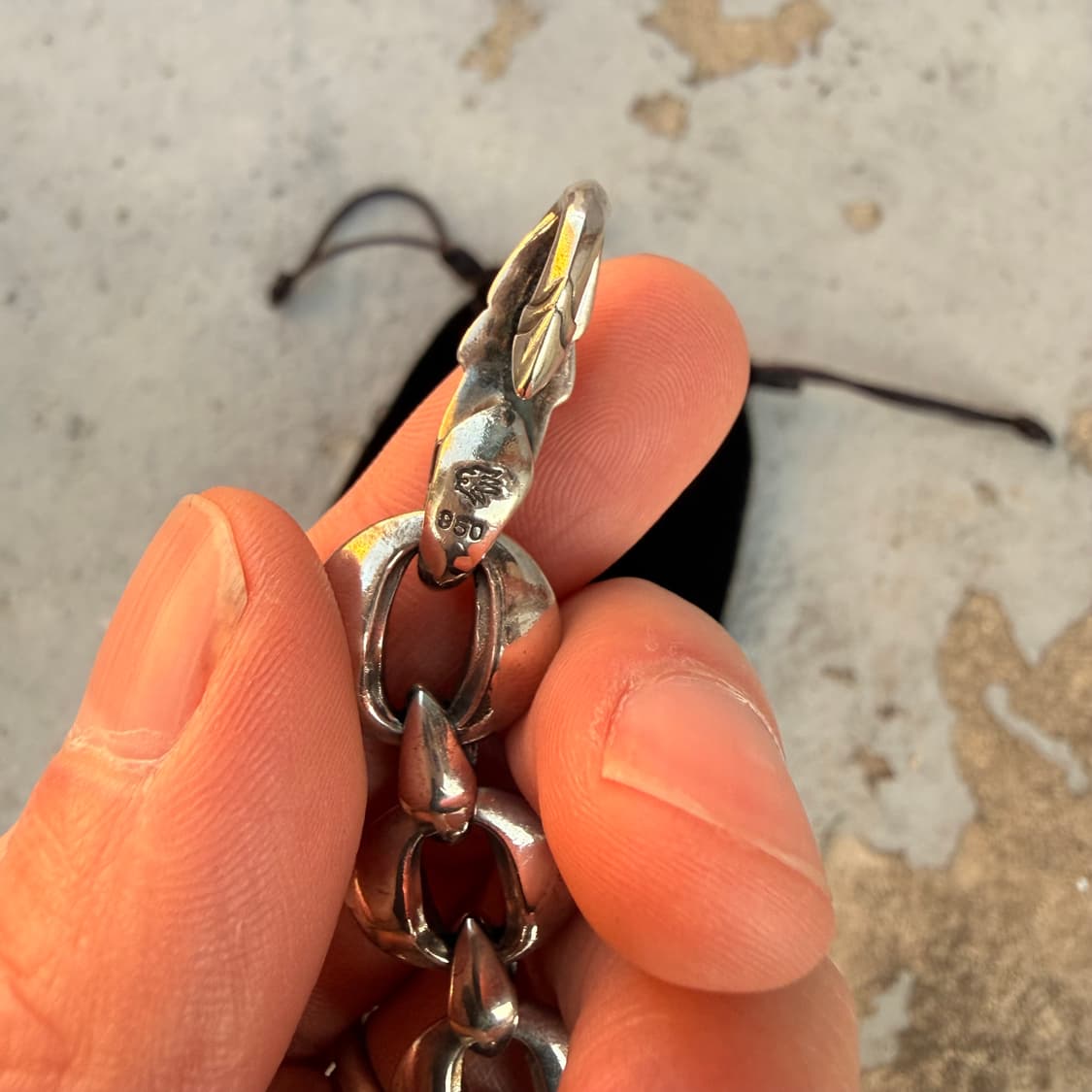 LION HEART 실버 950 브레이슬릿 상품이미지3