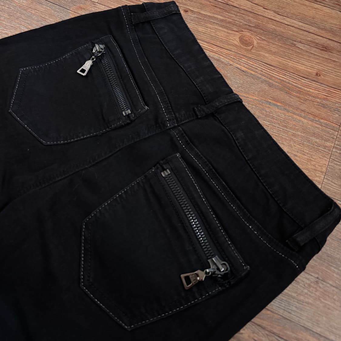 JILL 질스튜어트 25 26 블랙 스키니진 지퍼 슬림 실루엣 상품이미지8