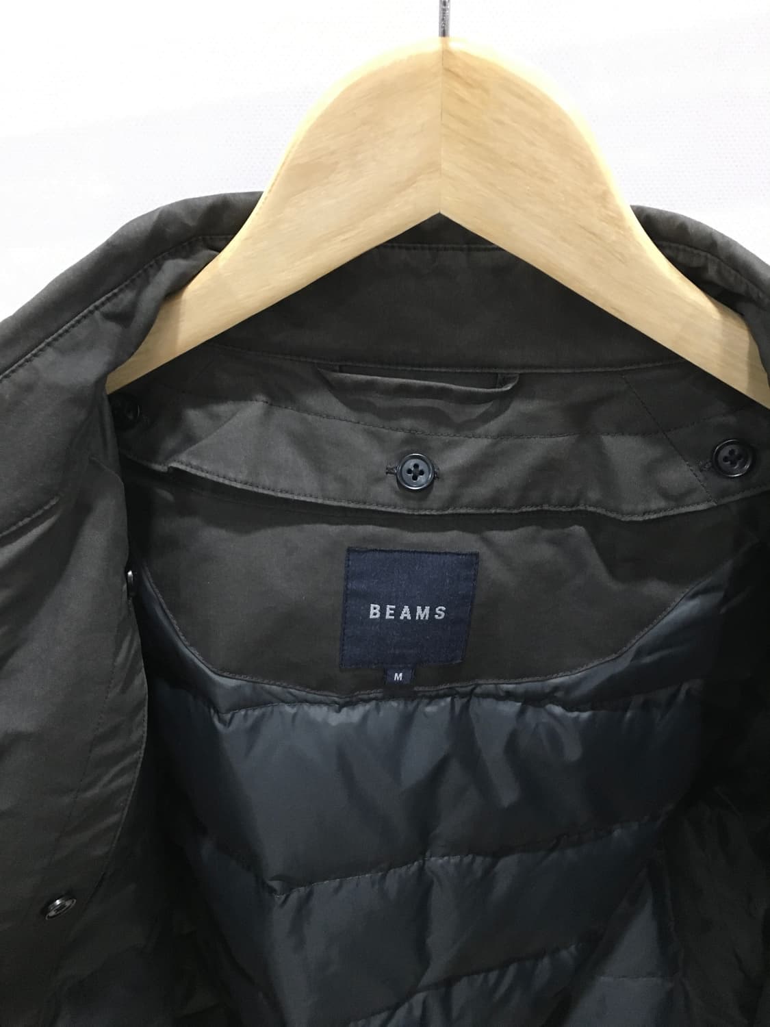 일본 빔즈 싱글 발마칸 코트 상품이미지3