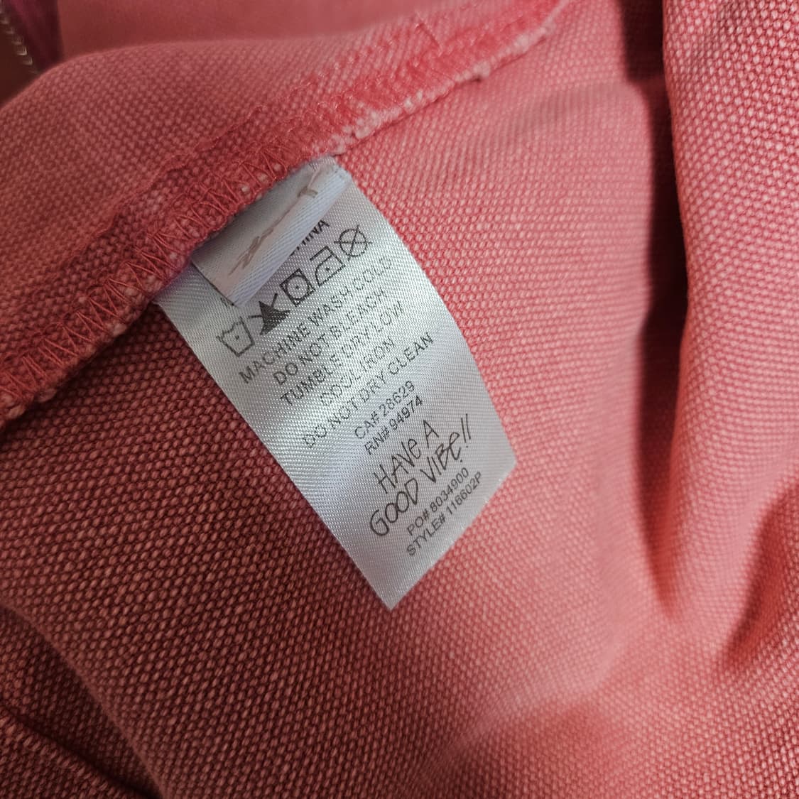 (L) 스투시 빈티지 워크자켓 핑크 상품이미지4