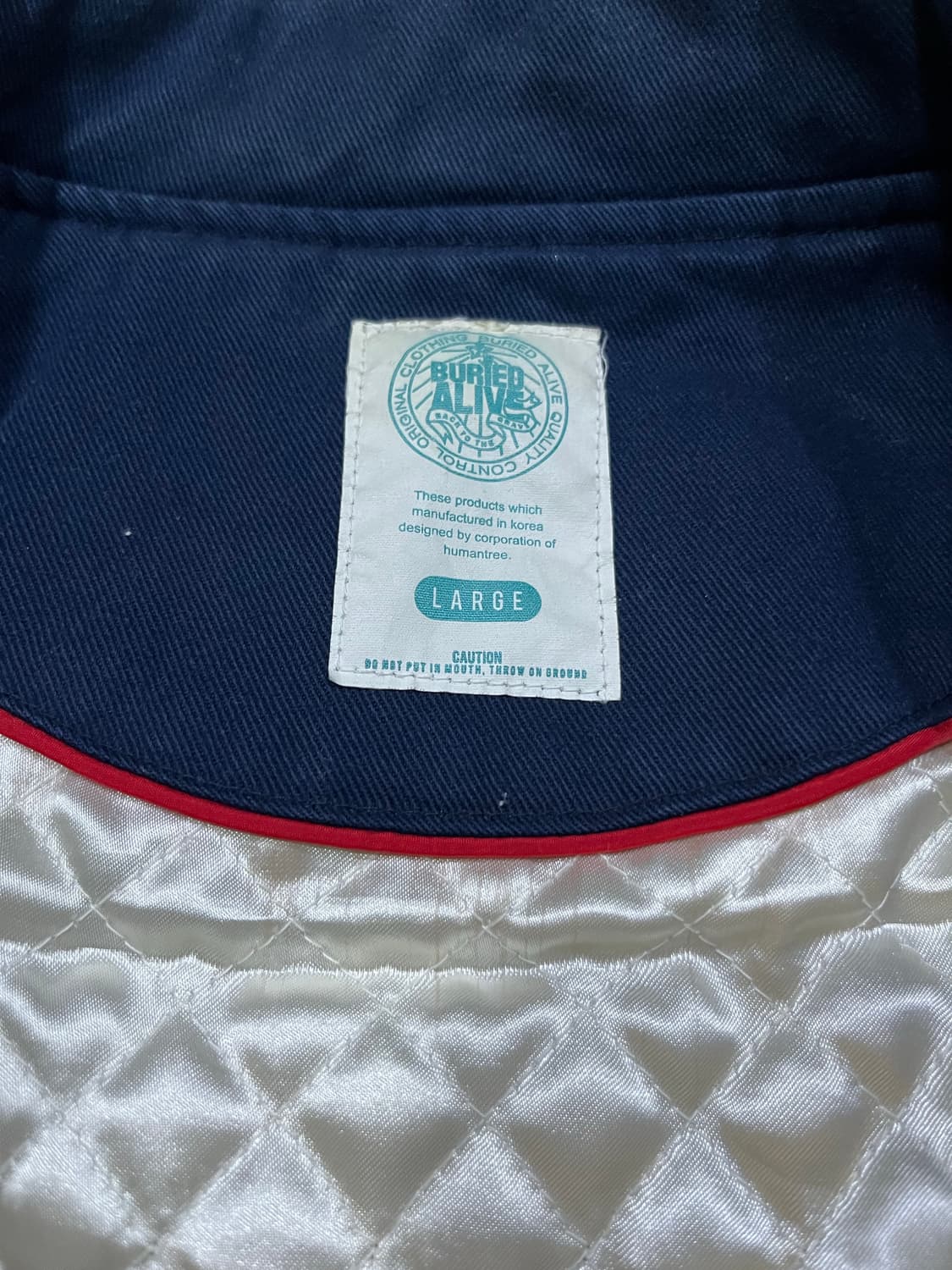 베리드얼라이브 x BASTARD-XXX 코치자켓(Large) 상품이미지3