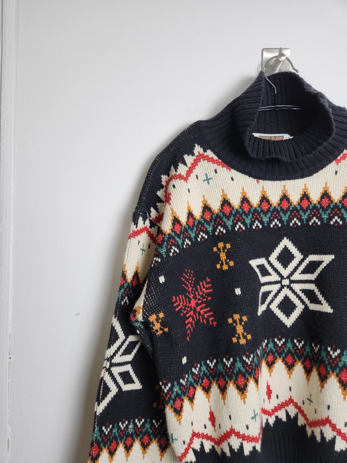 에스닉 눈꽃 니트 상품이미지8