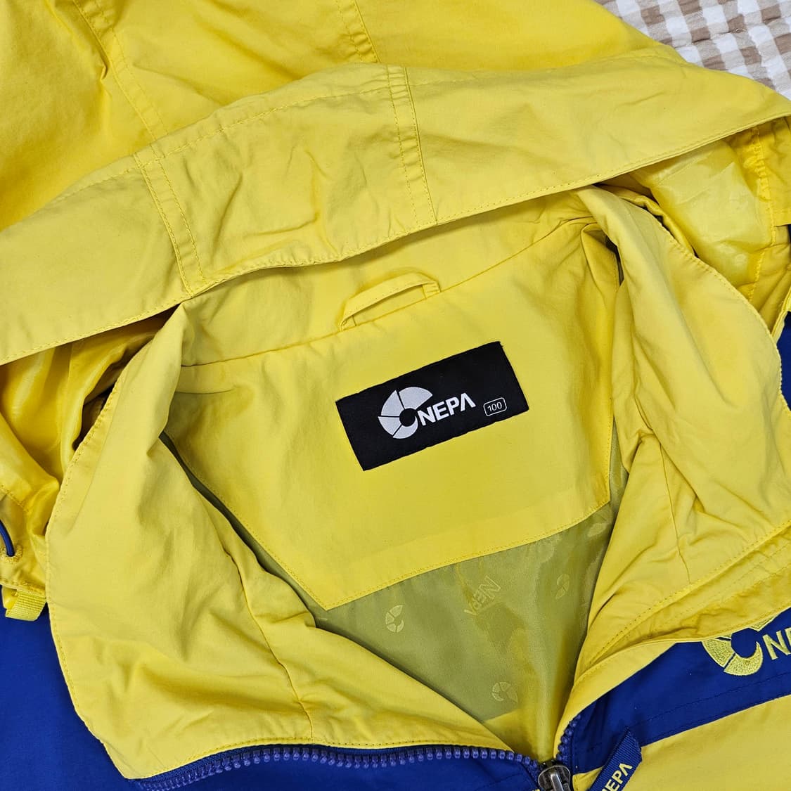 네파 오버핏 바람막이 자켓 남자100 상품이미지2