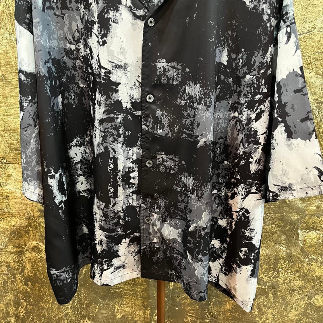 빈티지 오버사이즈 패턴 셔츠 상품이미지3