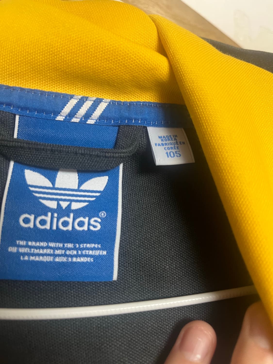 아디다스 카키 노랑 져지 상품이미지2