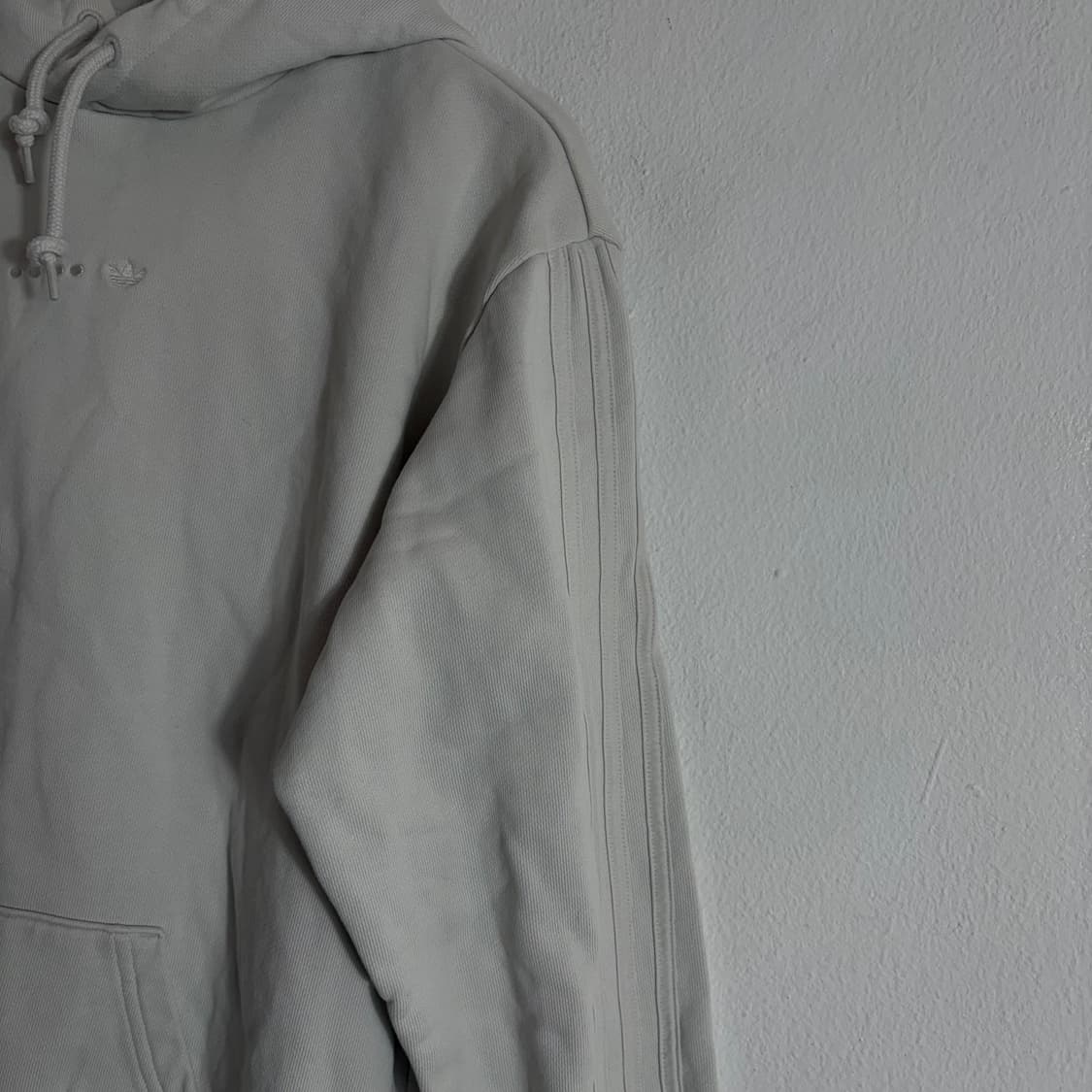 아디다스 ESS로고 후드티 백멜란지(M) 상품이미지4