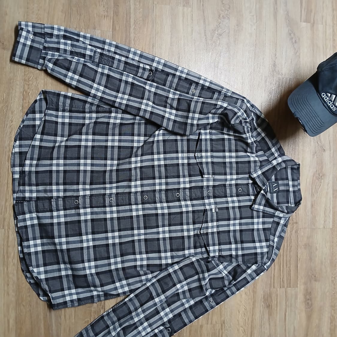 AX 아르마니 익스체인지 체크 셔츠 남방 105 xl 상품이미지5