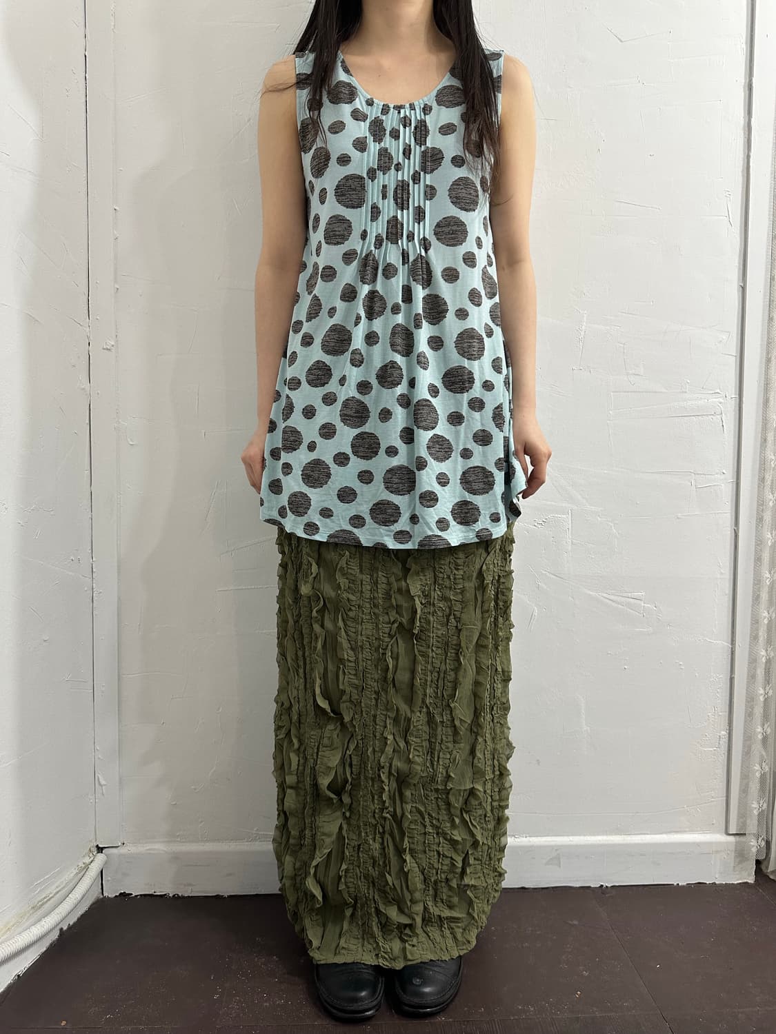 samansa mos2 frill long skirt 상품이미지3