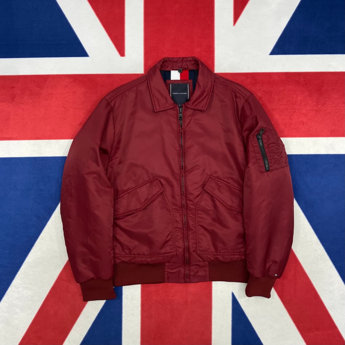 타미힐피거 MA-1자켓 M 실측 L  상품이미지1