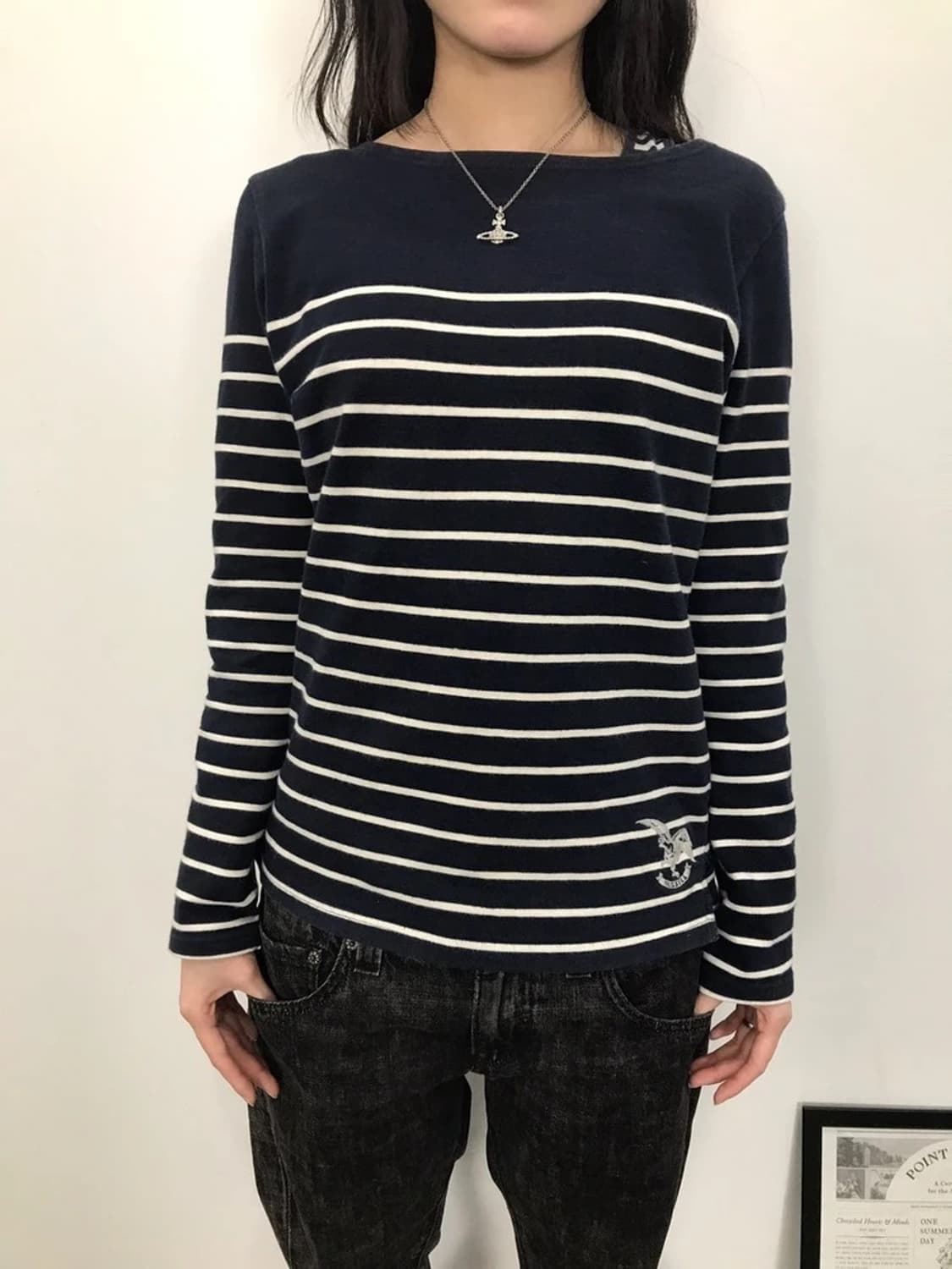 Russell Athletic Stripe Boatneck Tee 상품이미지3