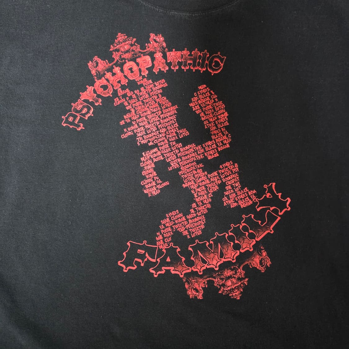 [2XL] 00s ICP 레터 해칫맨 빈티지 랩티 밴드티 상품이미지2