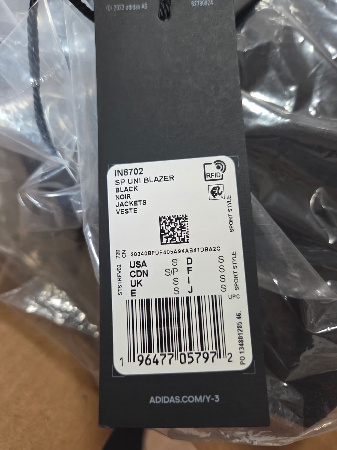 Y-3 스포츠 블레이저 s 상품이미지9