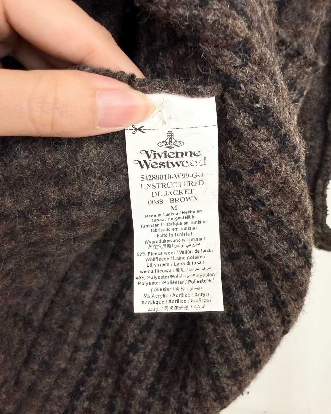 비비안웨스트우드 그린 플라드 울 자켓 상품이미지8