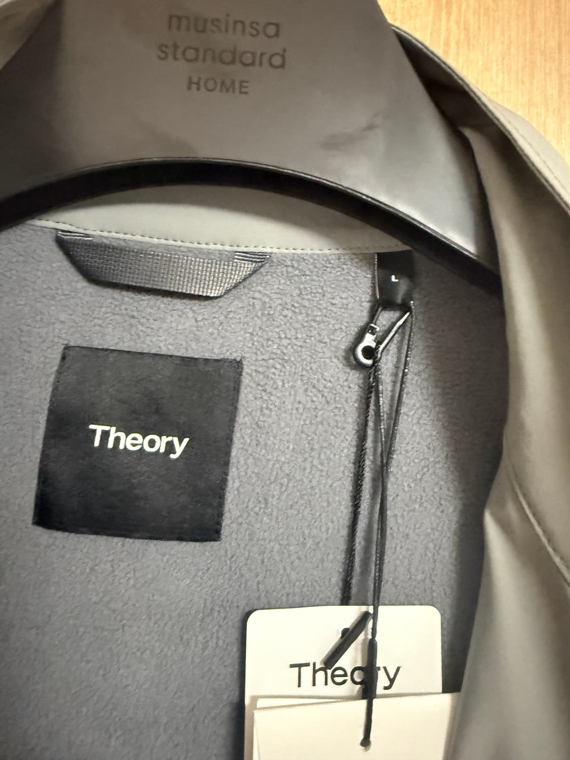 (새상품)Theory 띠어리 남성 봄 자켓 L 회색 상품이미지5