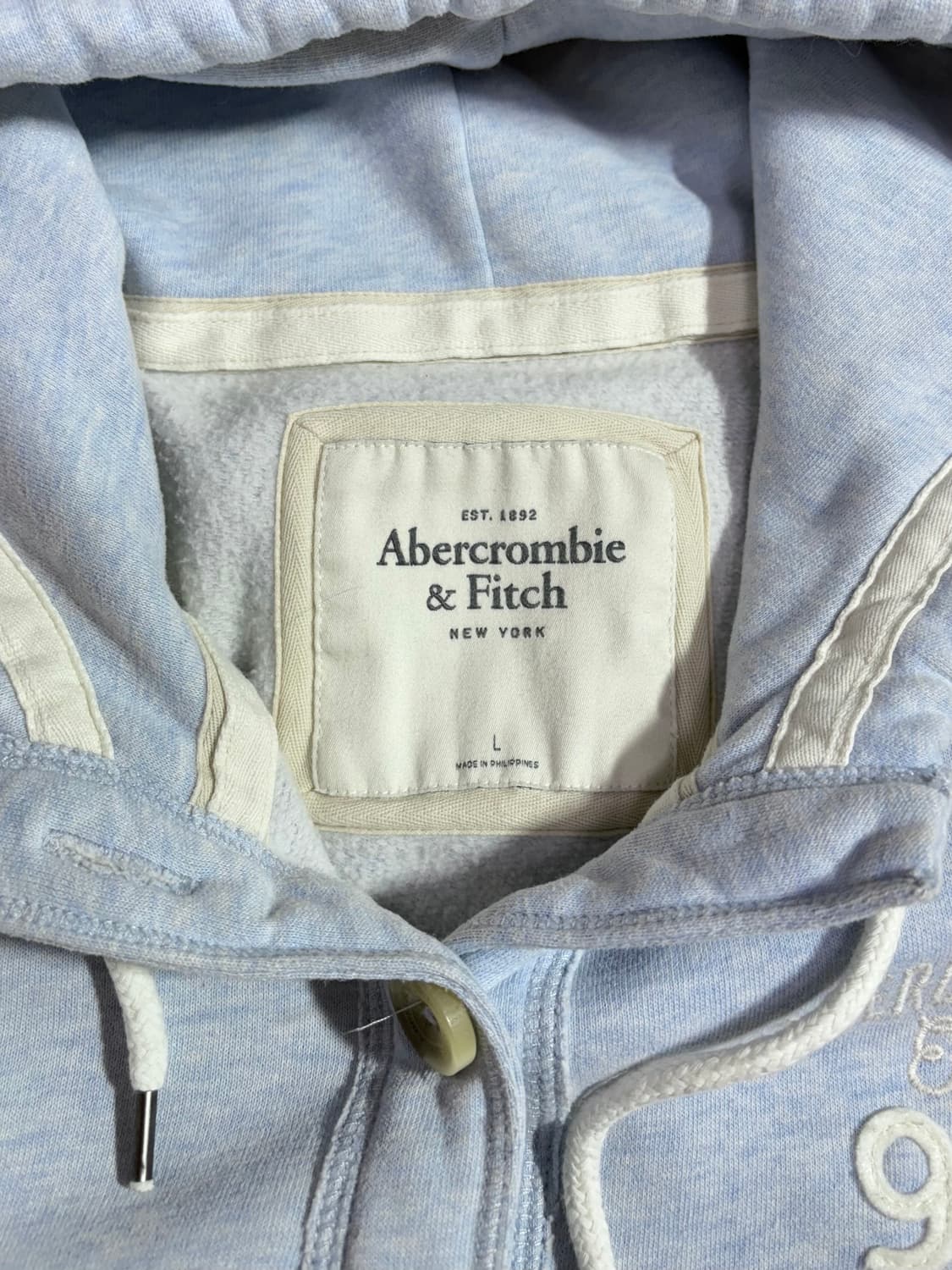 아베크롬비 베이비블루 버튼 후드집업  상품이미지6