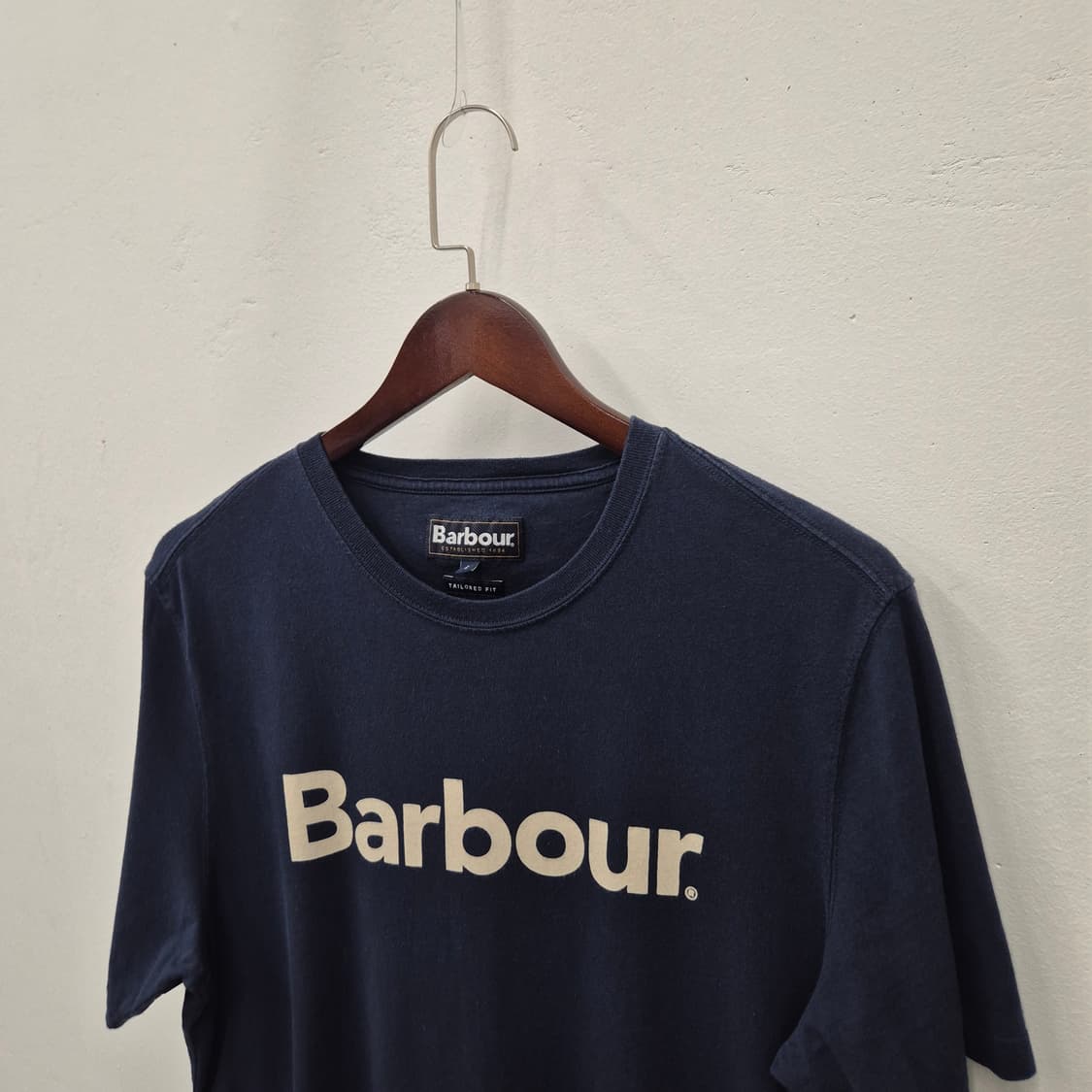 바버 로고 반팔티 L 상품이미지2