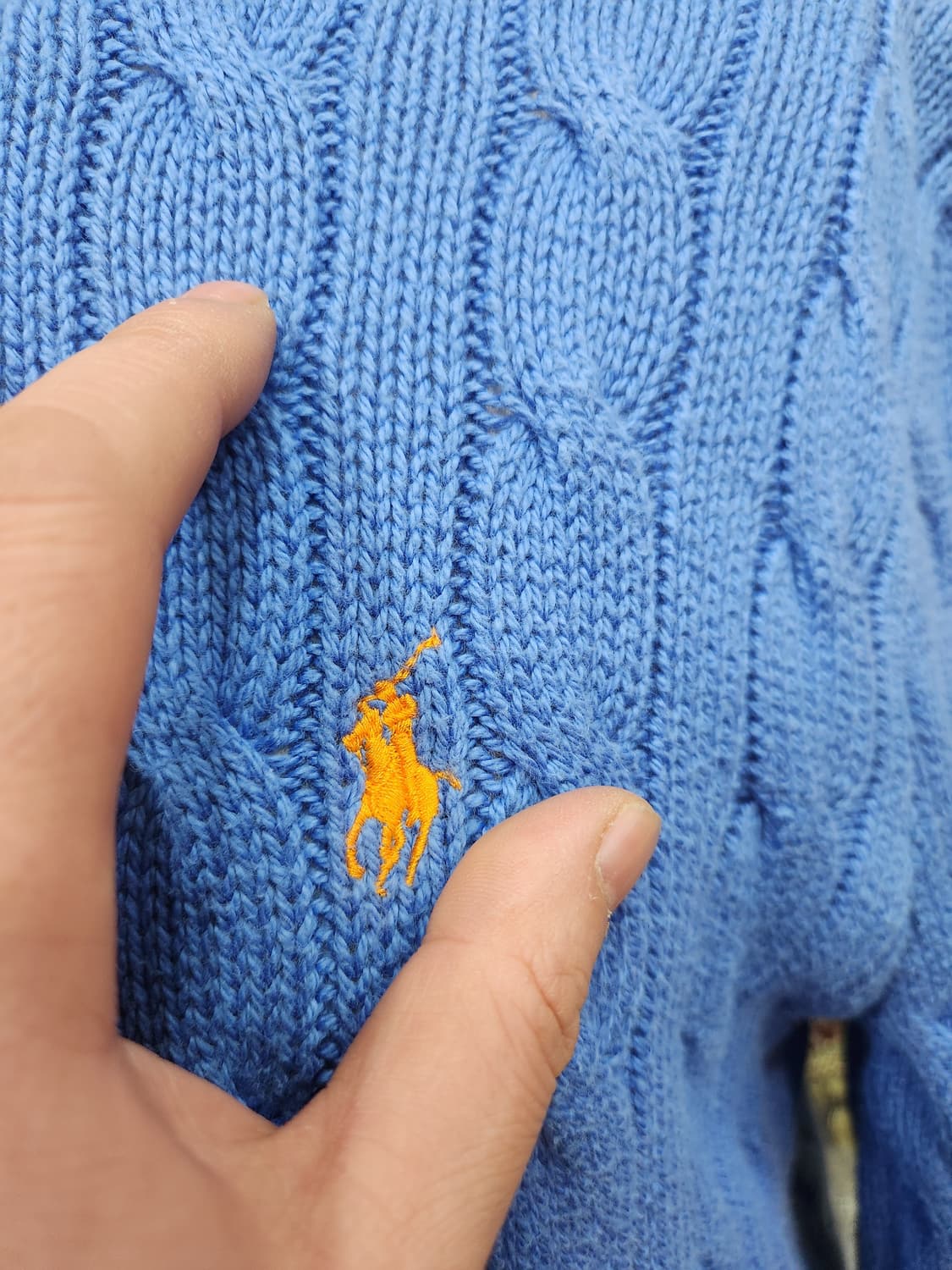 폴로 랄프로렌 피마코튼 꽈배기 니트

 상품이미지2