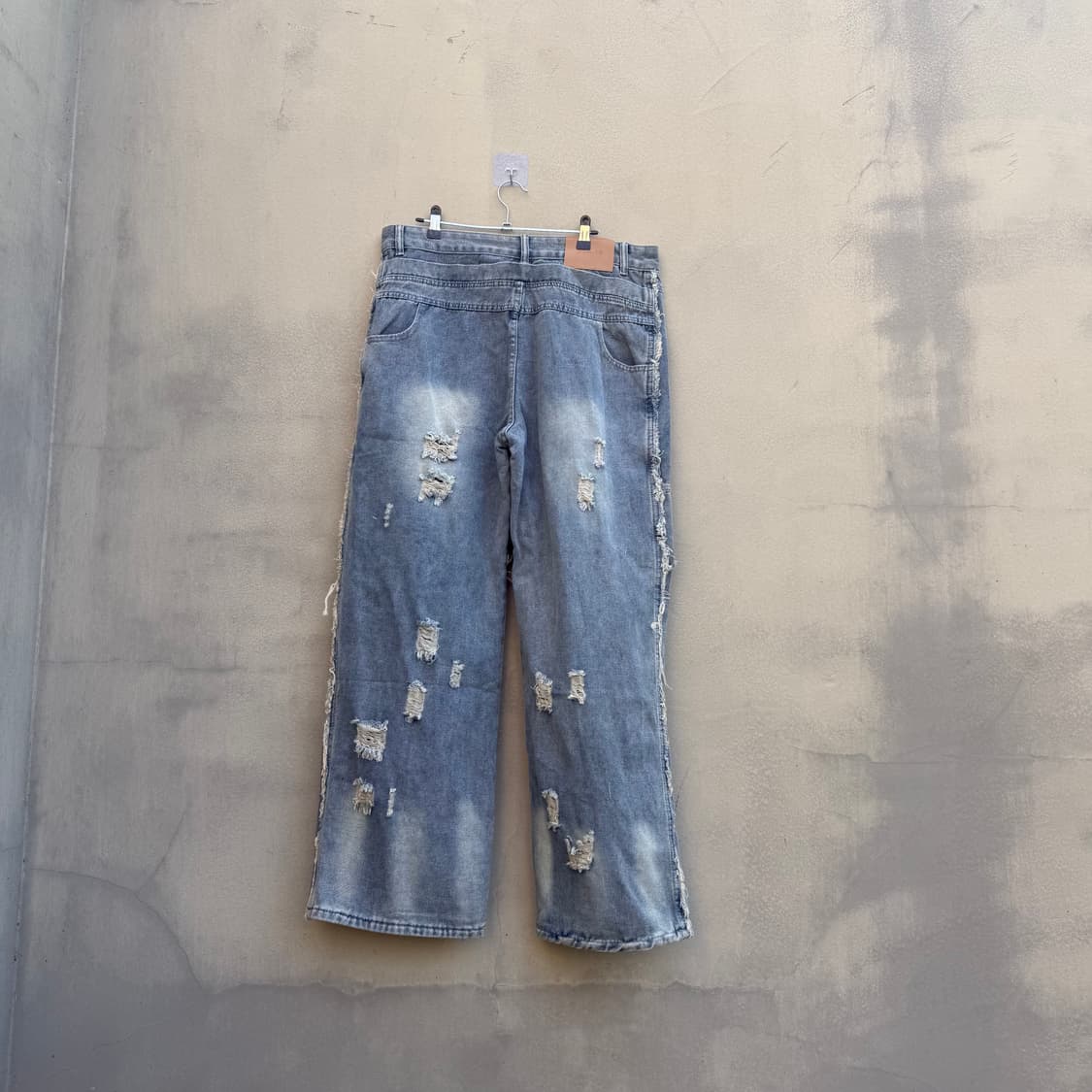 Layered Double-Knee Distressed Denim 상품이미지6